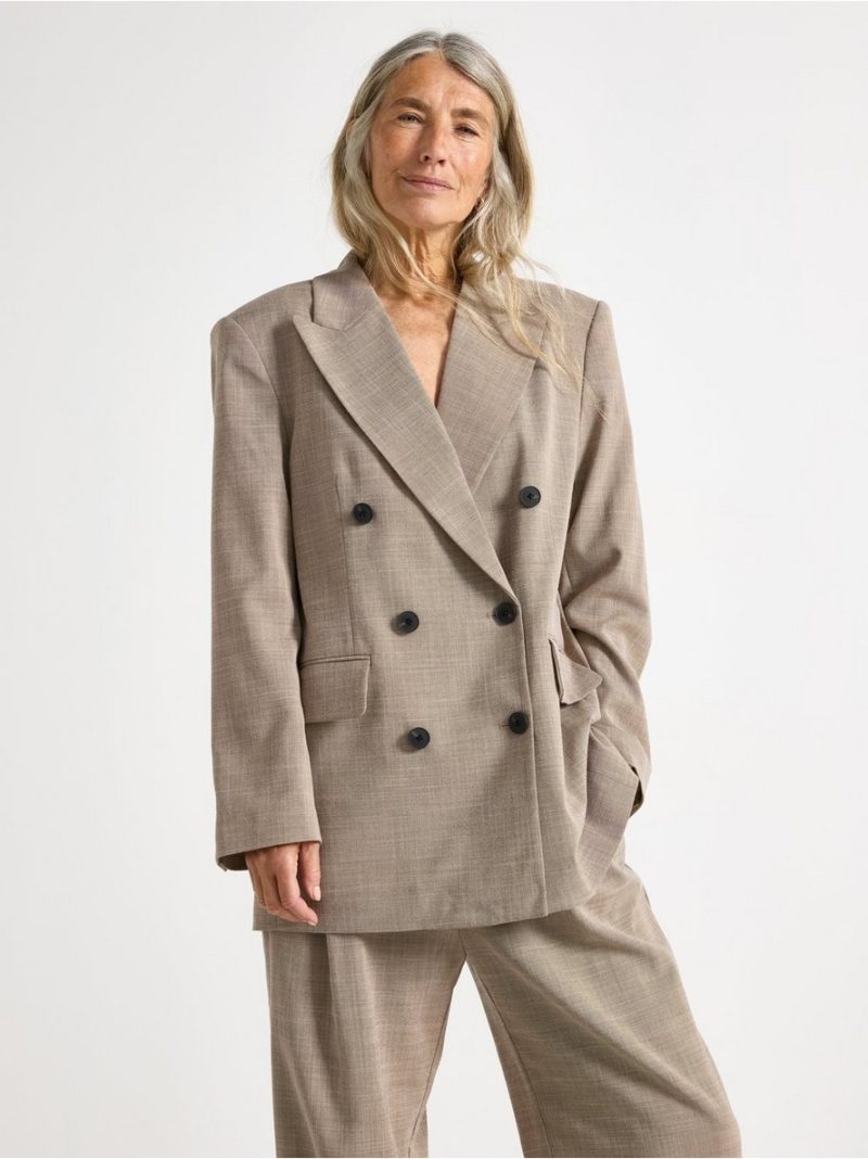Blazer with double button closure - 3007437-9806