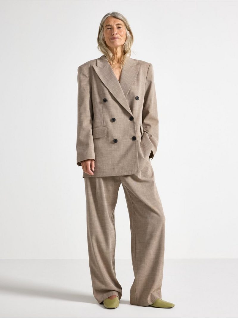 Blazer with double button closure - 3007437-9806