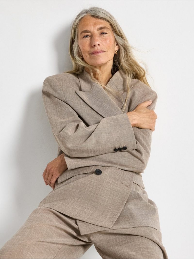 Blazer with double button closure - 3007437-9806