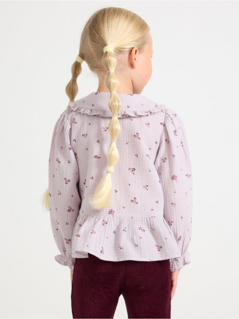 Blouse in cotton gauze - 3007445-6375