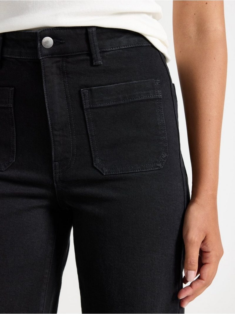 WIDE high waist jeans with light stretch - 3007475-141