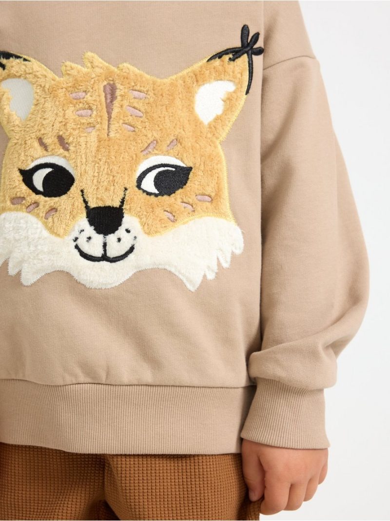 Sweatshirt with application - 3007571-6402