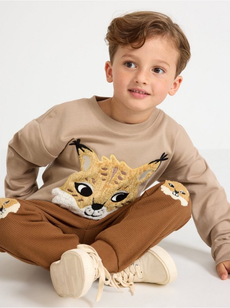 Sweatshirt with application - 3007571-6402