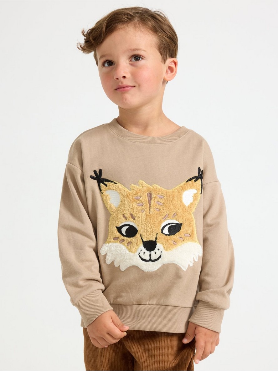 Sweatshirt with application - 3007571-6402