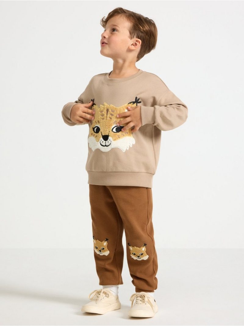 Sweatshirt with application - 3007571-6402