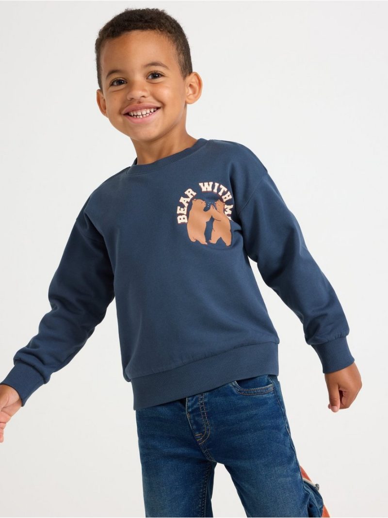 - Dukserica - Sweatshirt with brushed inside Dukserica - Sweatshirt with brushed inside - 3007573-2065
