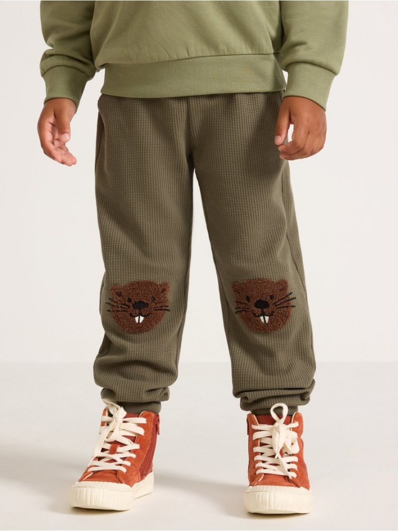 Waffled joggers - 3007575-6876