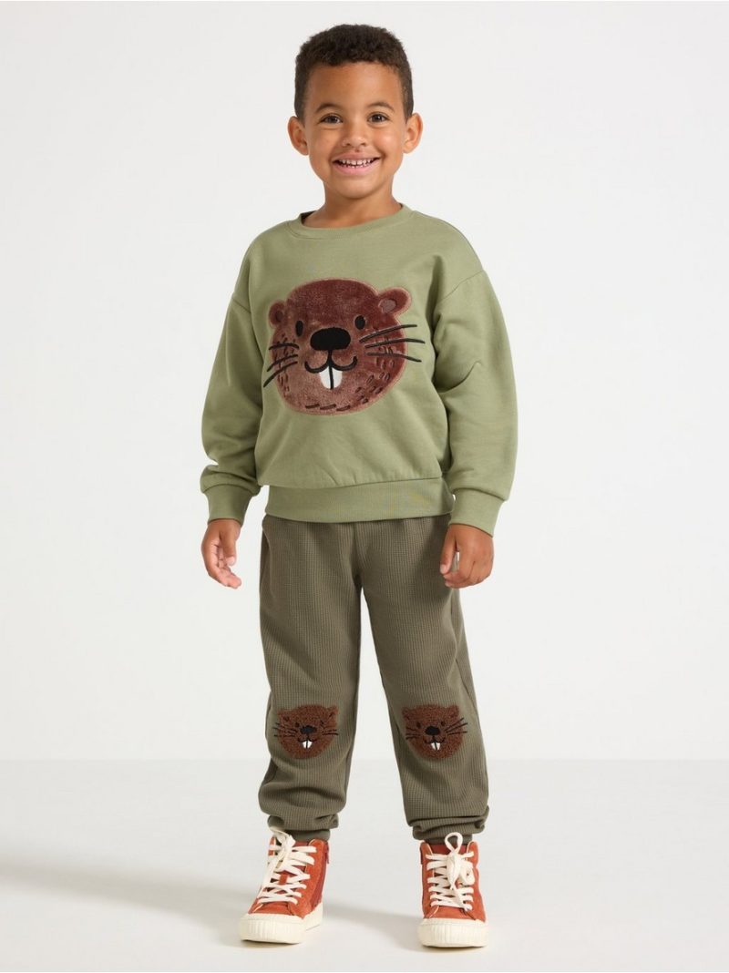 Waffled joggers - 3007575-6876