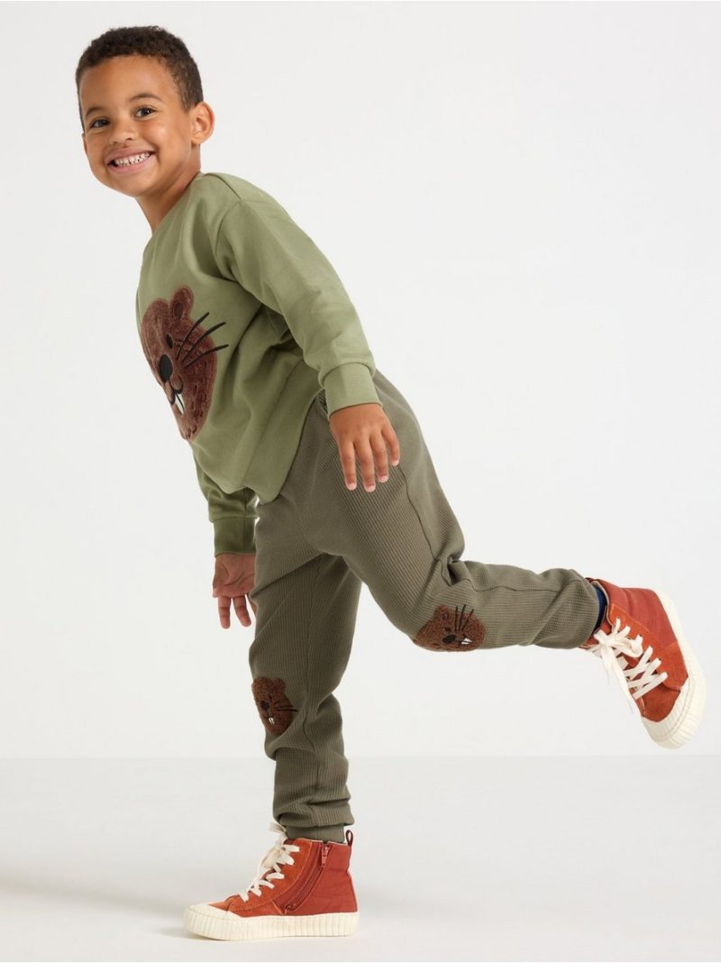 Waffled joggers - 3007575-6876