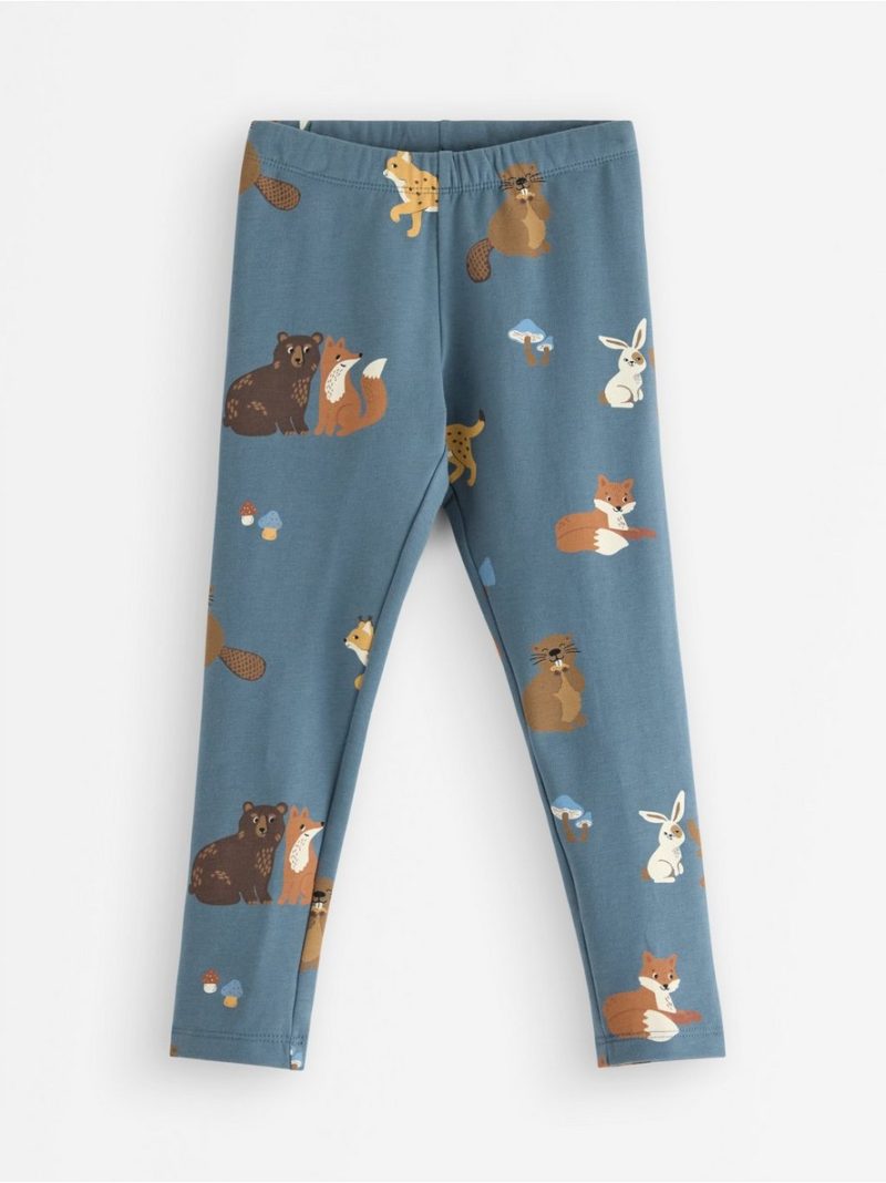 Leggings with brushed inside - 3007576-4146