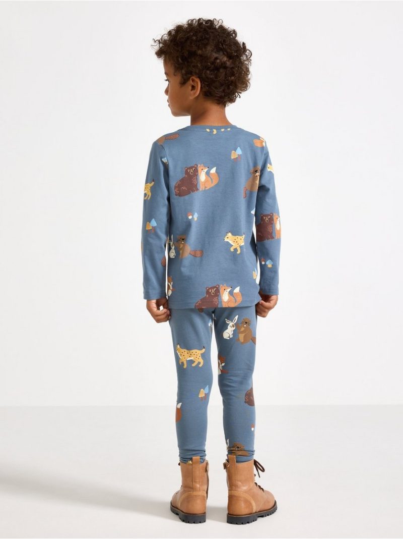 Leggings with brushed inside - 3007576-4146