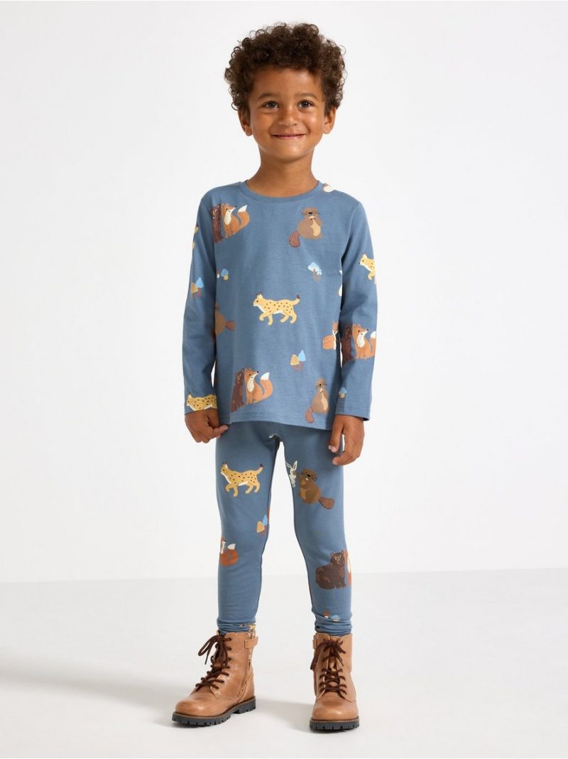 - Leggings with brushed inside Leggings with brushed inside - 3007576-4146