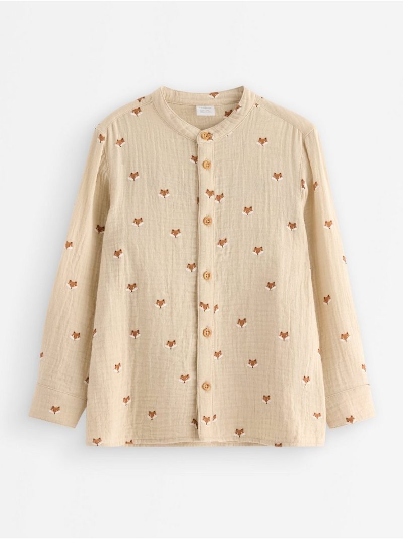 Shirt in cotton gauze - 3007578-7458