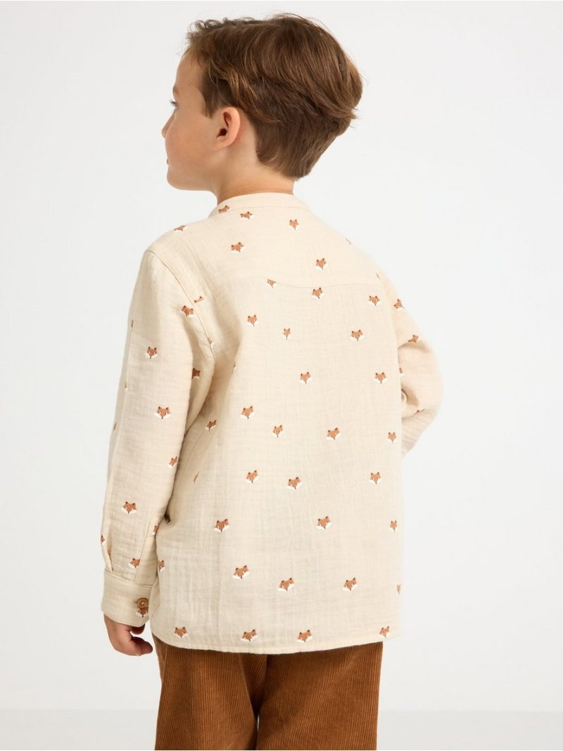 Shirt in cotton gauze - 3007578-7458