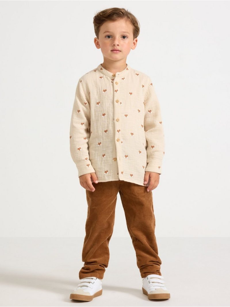 Shirt in cotton gauze - 3007578-7458