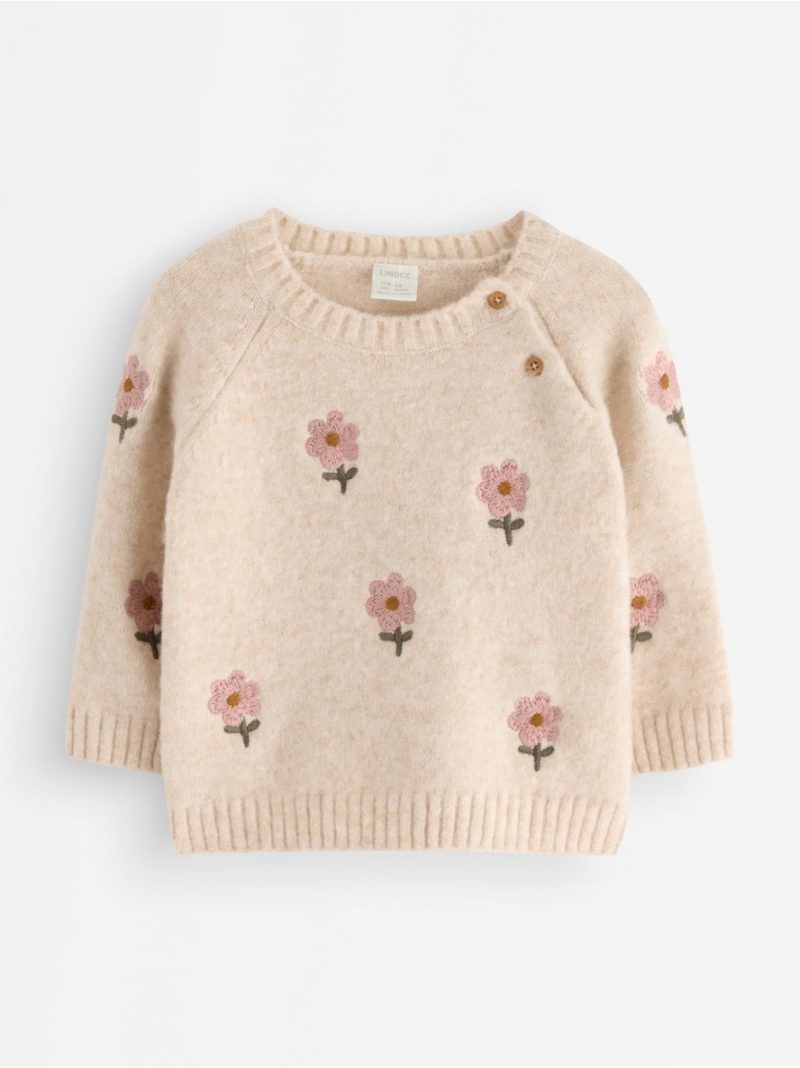 - Knitted jumper with embroidery Knitted jumper with embroidery - 3007592-1827