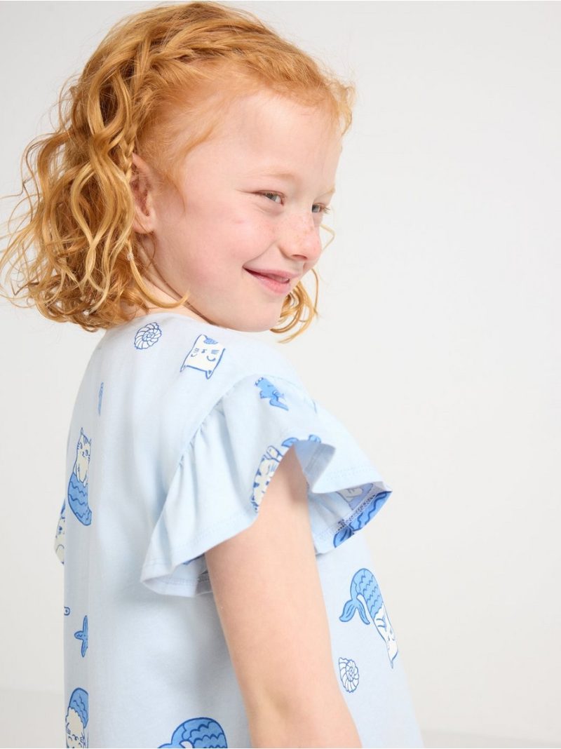 Short-sleeved dress - 3007608-1355