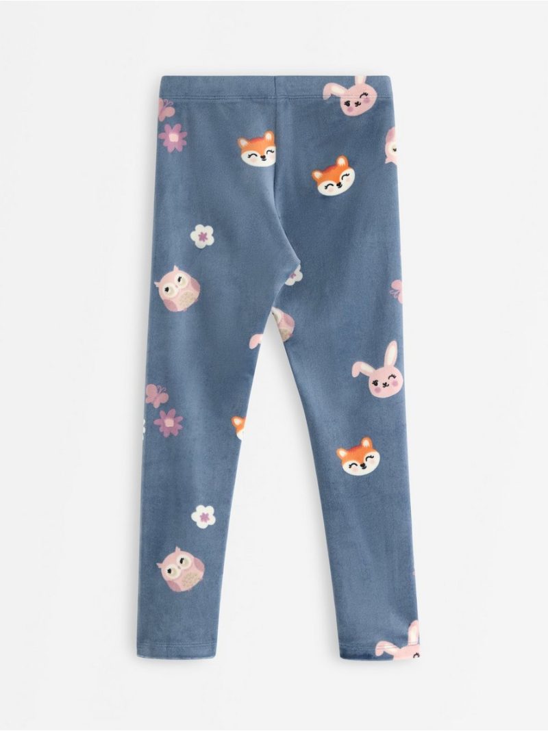 Leggings in velour - 3007624-4146