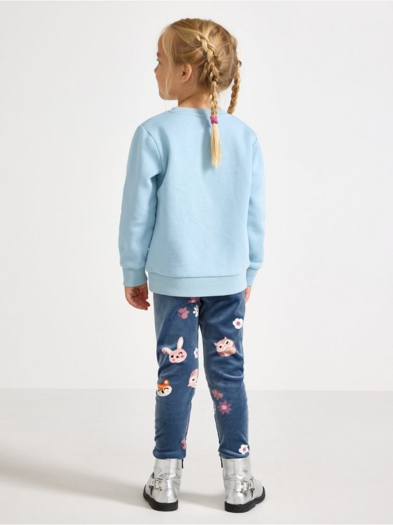 Leggings in velour - 3007624-4146