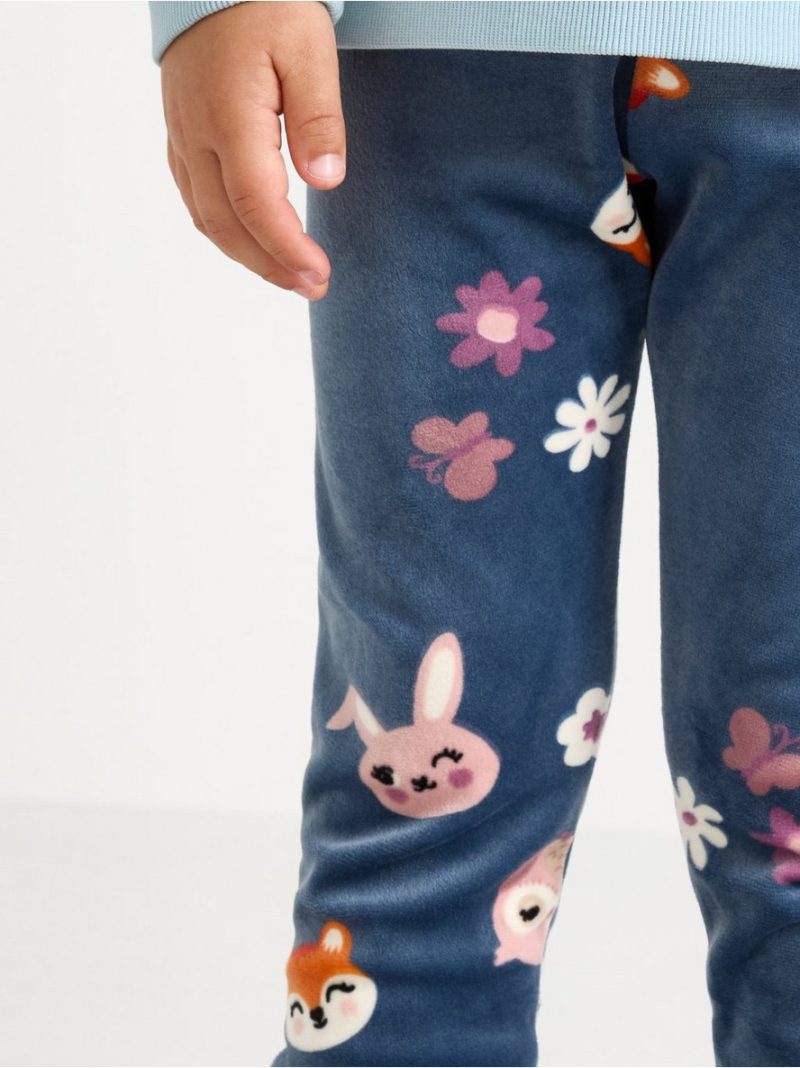 Leggings in velour - 3007624-4146