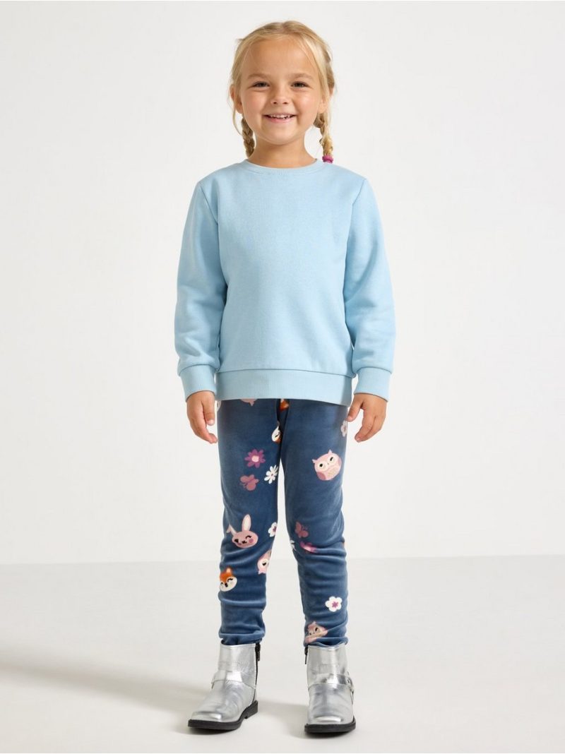 Leggings in velour - 3007624-4146