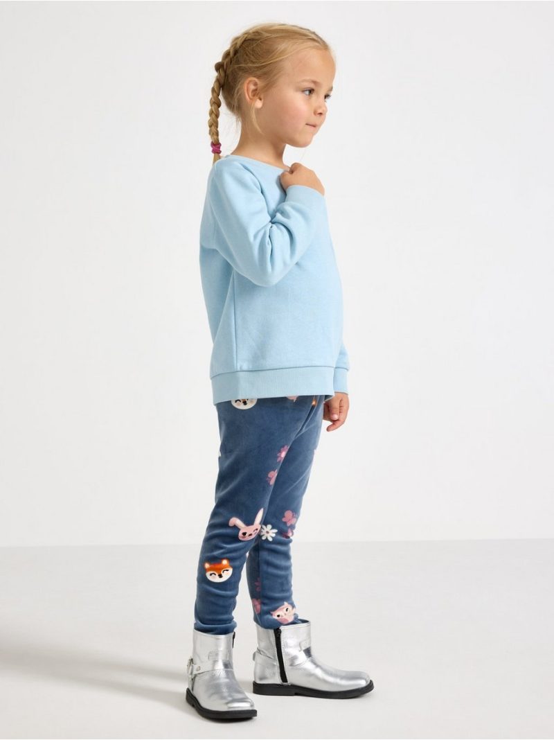 Leggings in velour - 3007624-4146