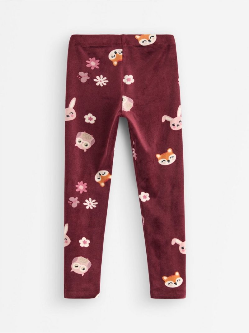 Leggings in velour - 3007624-8915