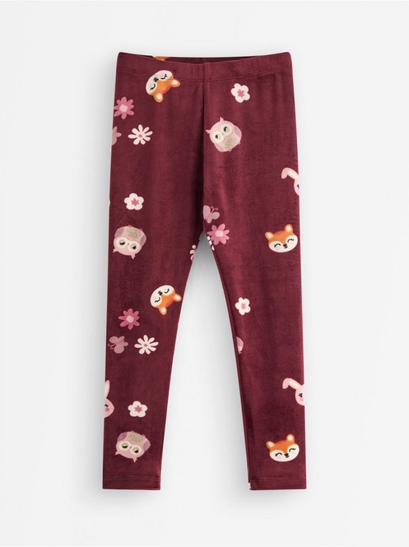 Leggings in velour - 3007624-8915