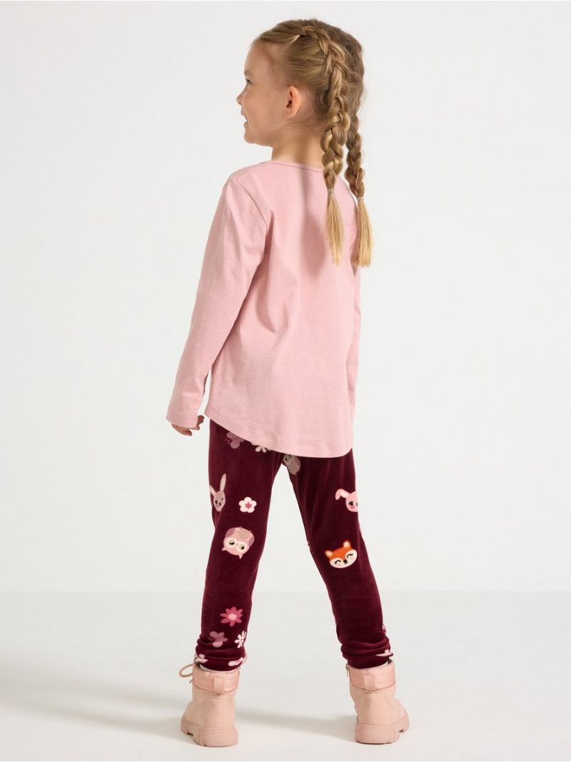 Leggings in velour - 3007624-8915