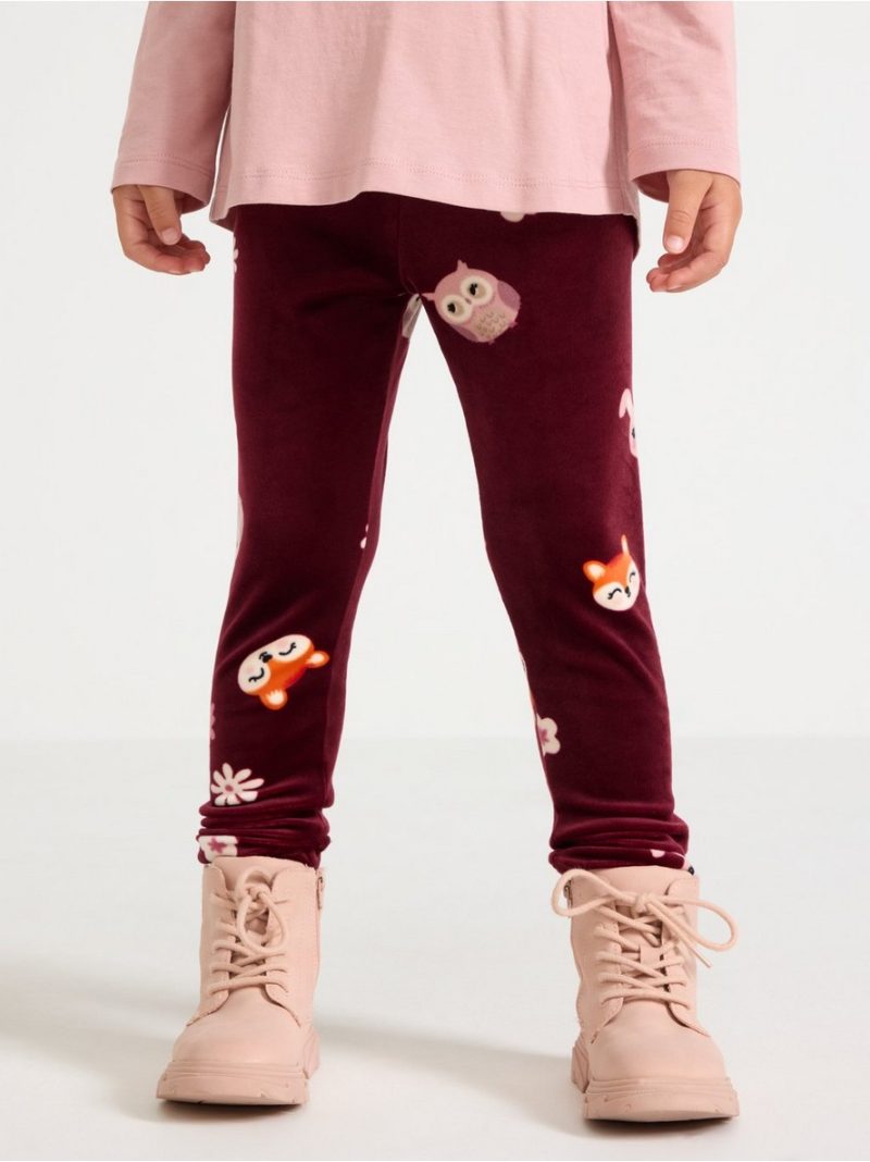 Leggings in velour - 3007624-8915