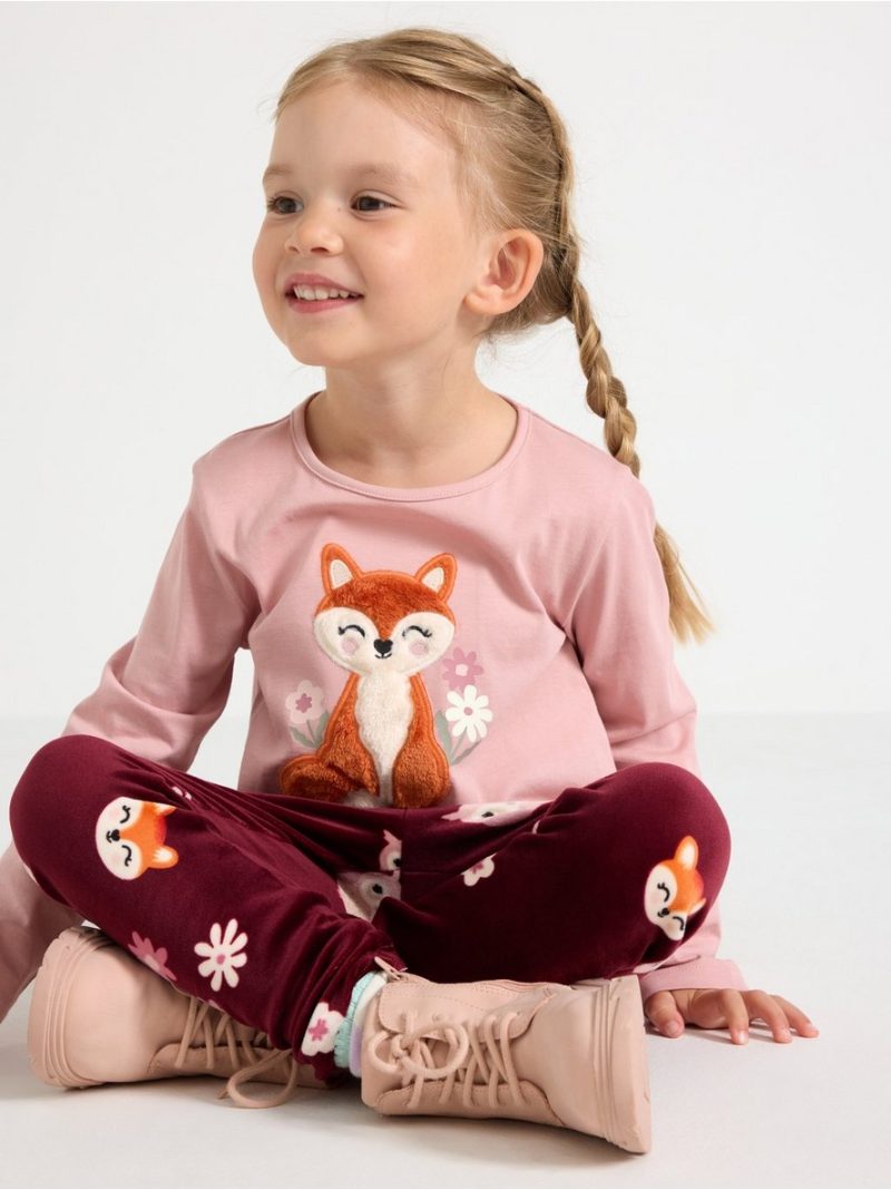 Leggings in velour - 3007624-8915