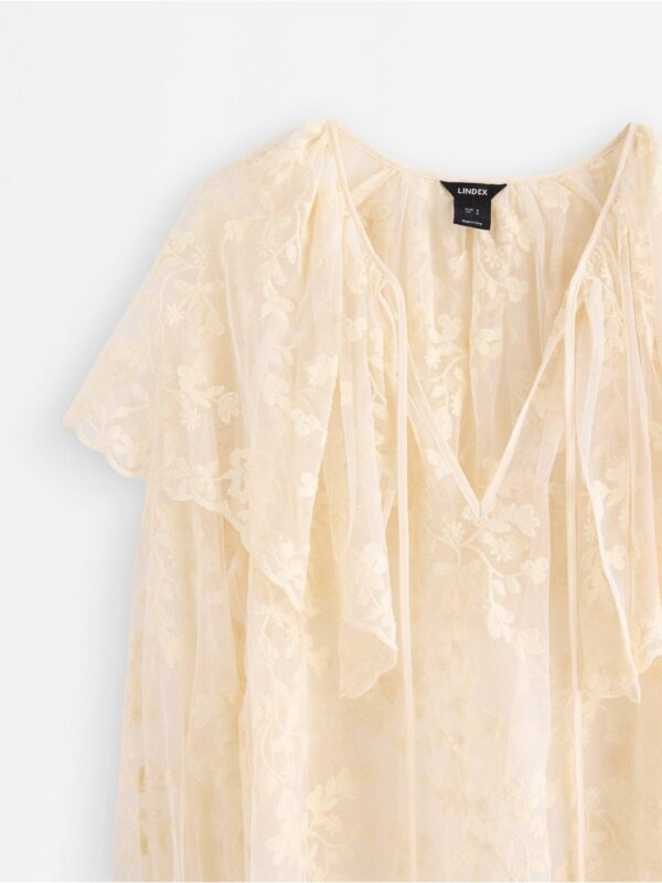 Blouse in lace - 3007646-1480