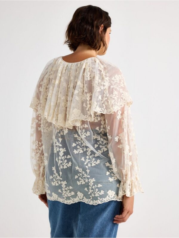 Blouse in lace - 3007646-1480