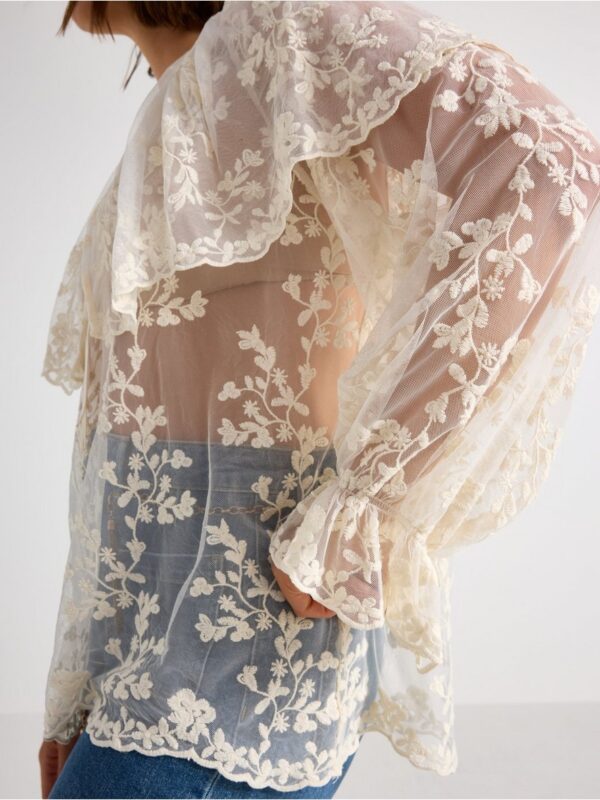 Blouse in lace - 3007646-1480