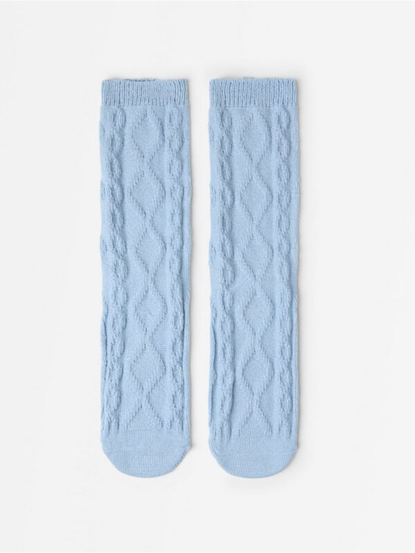 Cable-knit socks - 3007699-2196