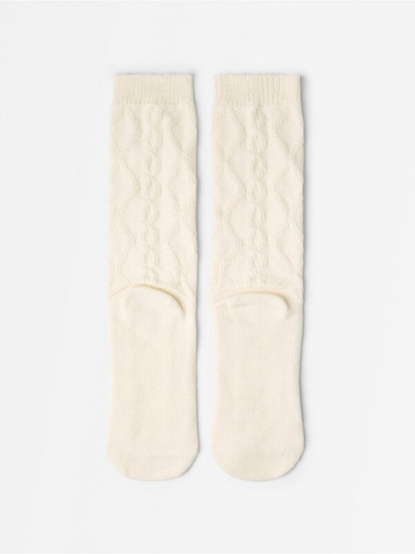 Cable-knit socks - 3007699-3675