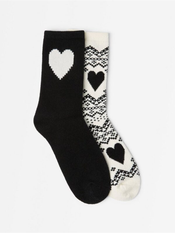 2-pack cosy socks - 3007712-3675