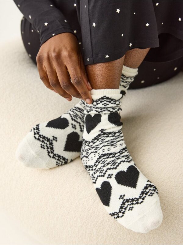 2-pack cosy socks - 3007712-3675
