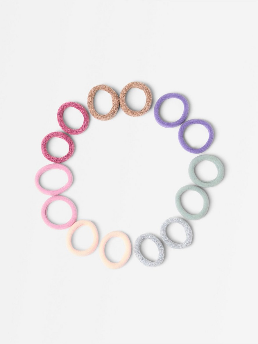 14-pack hair elastics - 3007719-10