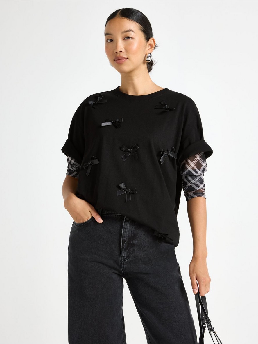 T-shirt with bows - 3007734-80