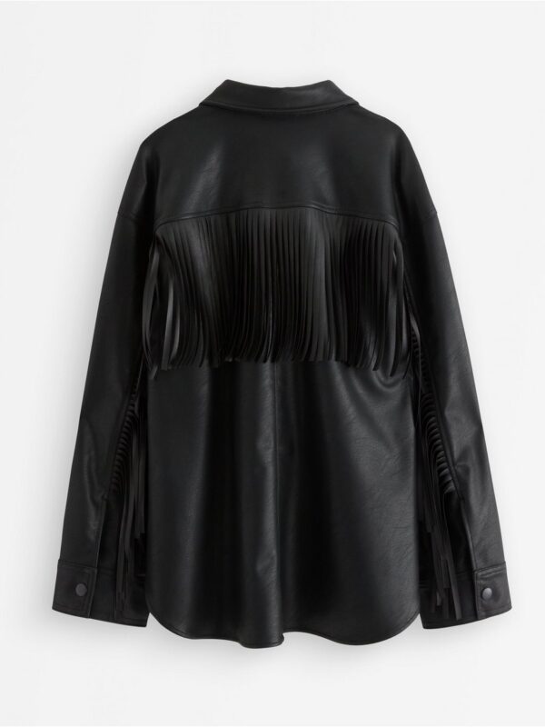 Overshirt in imitation leather - 3007756-80