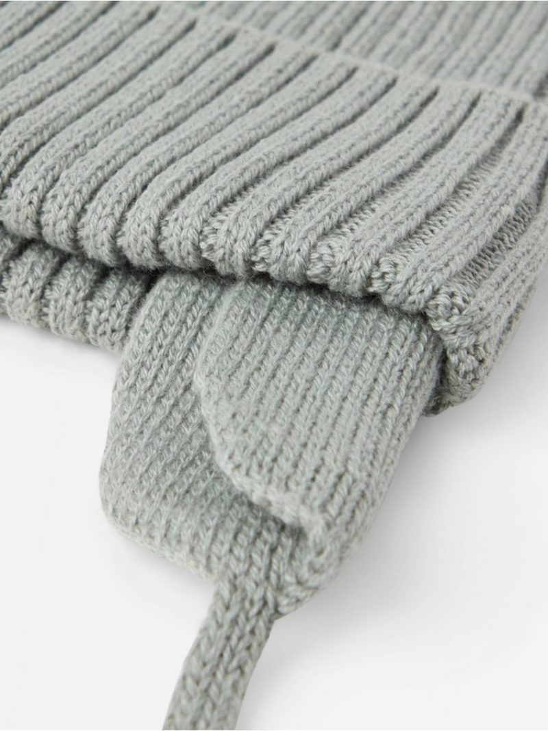 Kapa - Knitted beanie with pom pom - 3007815-3478