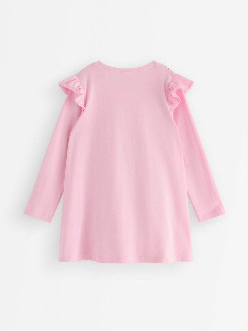 Long-sleeved tunic with frills - 3007844-3679