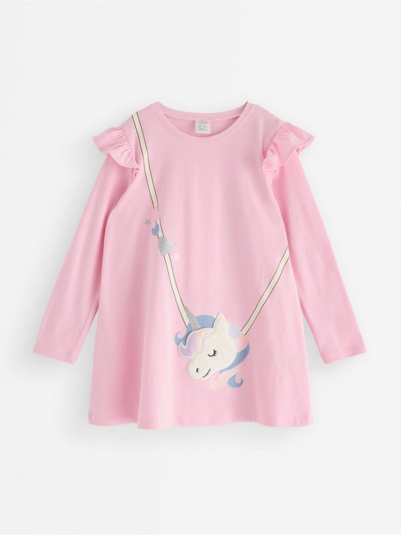 Long-sleeved tunic with frills - 3007844-3679