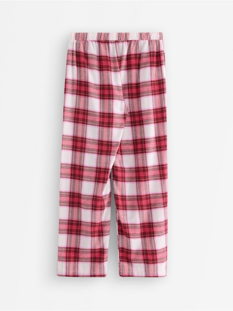 Pyjama trousers in flannel - 3007868-7788