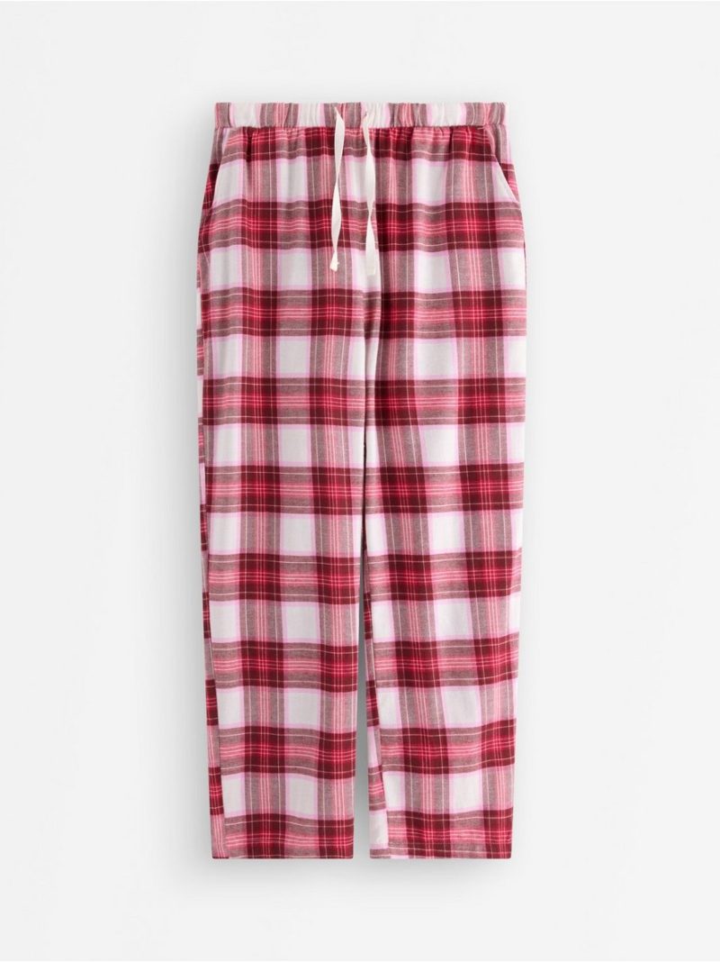 Pyjama trousers in flannel - 3007868-7788