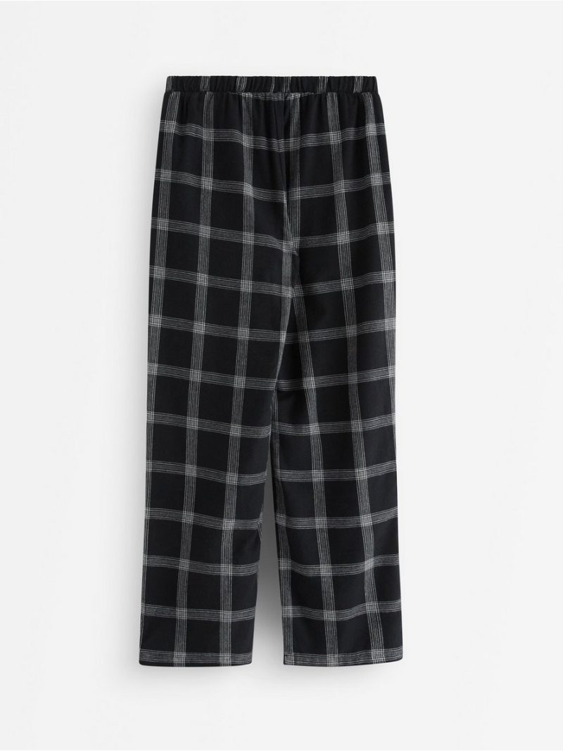 Pyjama trousers in flannel - 3007868-80