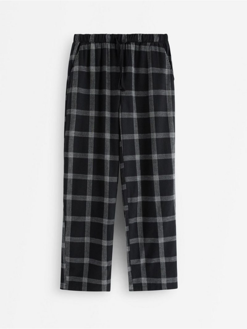 Pyjama trousers in flannel - 3007868-80