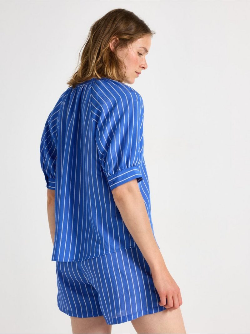 Short-sleeved blouse - 3007914-9614