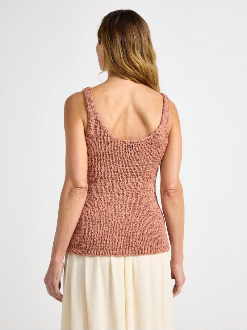 Knitted tank top - 3007971-9744